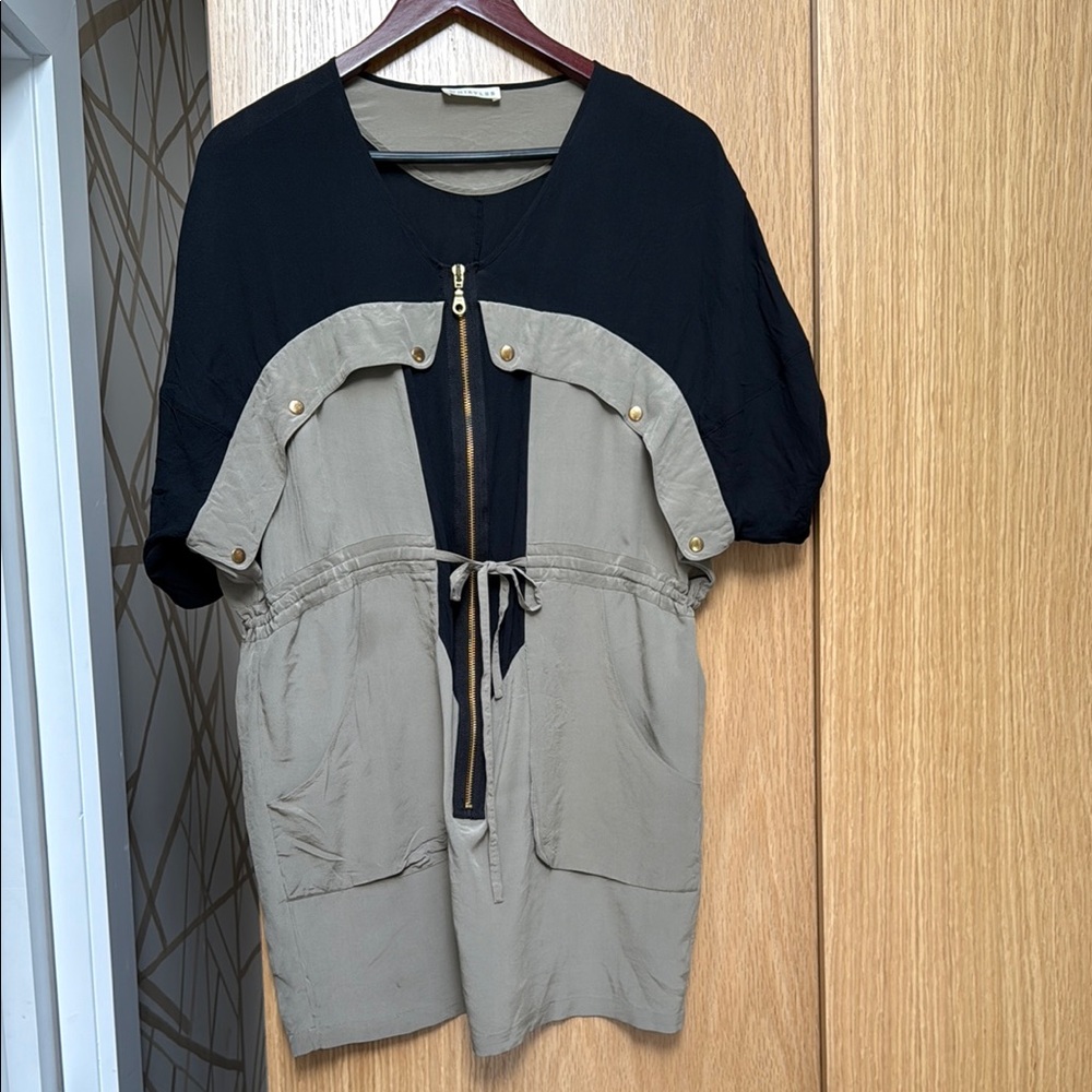 Whistles Tan and Black Jacket